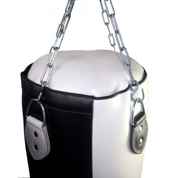 BOX-TEC Boxsack Black and White aus Kunstleder gefüllt mit Textilien BT-BW Detail 01